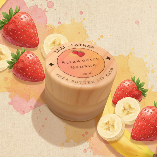 STRAWBERRY BANANA - Shea Butter Lip Balm