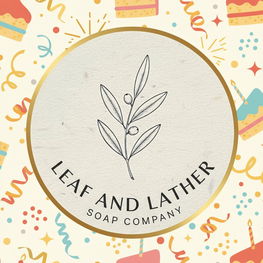 Leaf and Lather Soapery Gift Card "Birthday Celebration"