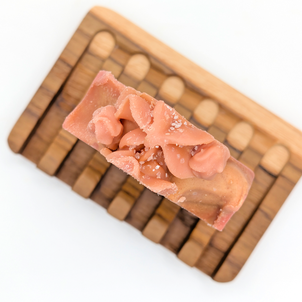 Peppermint Chocolate Cream | Christmas Artisan Bar Soap Bar| Leaf and Lather 5 oz