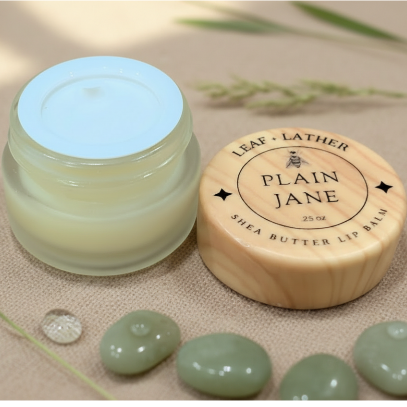 PLAIN JANE - (Unscented) - Shea Butter Lip Balm