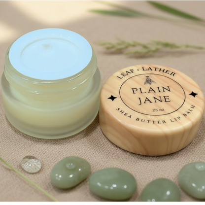 PLAIN JANE - (Unscented) - Shea Butter Lip Balm