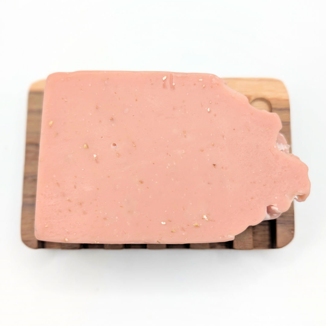 Egyptian Geranium + Rose and Goat Milk + Oats | Artisan Soap 5 oz