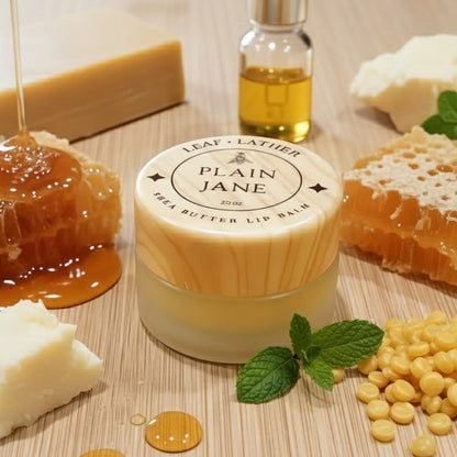 PLAIN JANE - (Unscented) - Shea Butter Lip Balm