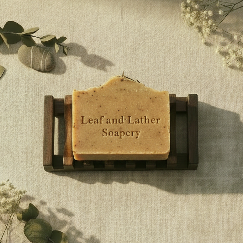 Self-Draining Bamboo Soap Dish | Eco-Friendly Soap Saver Tray