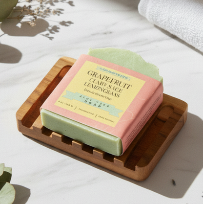 Grapefruit + Sage Lemongrass with Aloe | Artisan Soap 5 oz