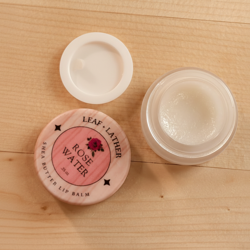 Rose Water - Shea Butter Lip Balm