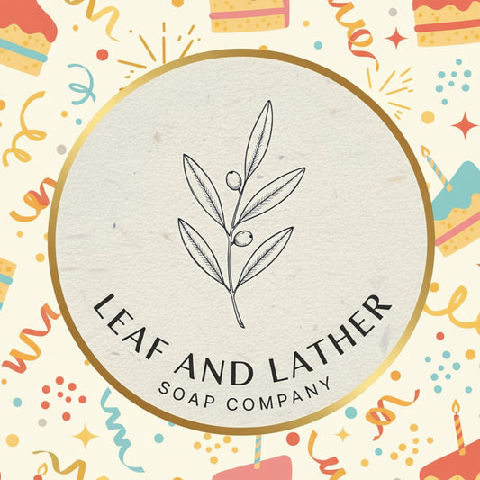 Leaf and Lather Soapery Gift Card "Birthday Celebration"