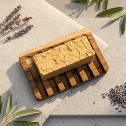 Tea Tree Lavender Turmeric  | Clarifying & Brightening | Artisan Soap Bar - 5 oz