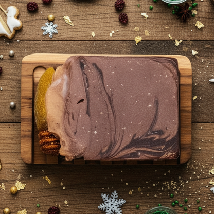 Holiday Christmas Cookies Artisan Soap Bar | Festive Cookie Scented Handmade Soap | Leaf and Lather - 5 oz