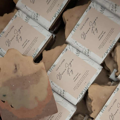 Brown Sugar Fig | Warm Sweet Cold Process Artisan Soap Bar - 5 oz