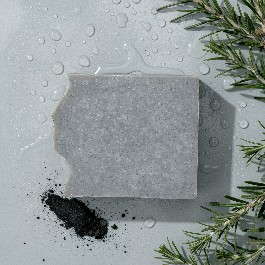 Tea Tree + Eucalyptus and Charcoal - Detoxifying Artisan Soap Bar 5 oz