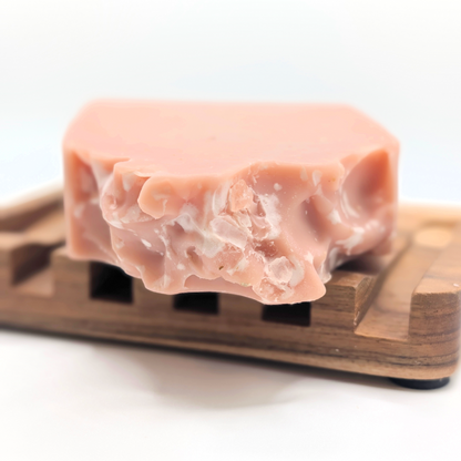 Egyptian Geranium + Rose and Goat Milk + Oats | Artisan Soap 5 oz