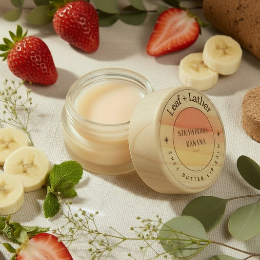 STRAWBERRY BANANA - Shea Butter Lip Balm