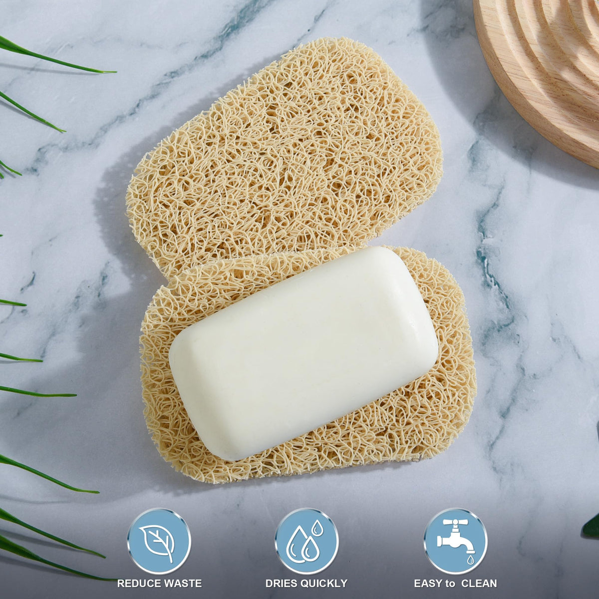 Leaf & Lather Eco-Boost Soap Saver Pad