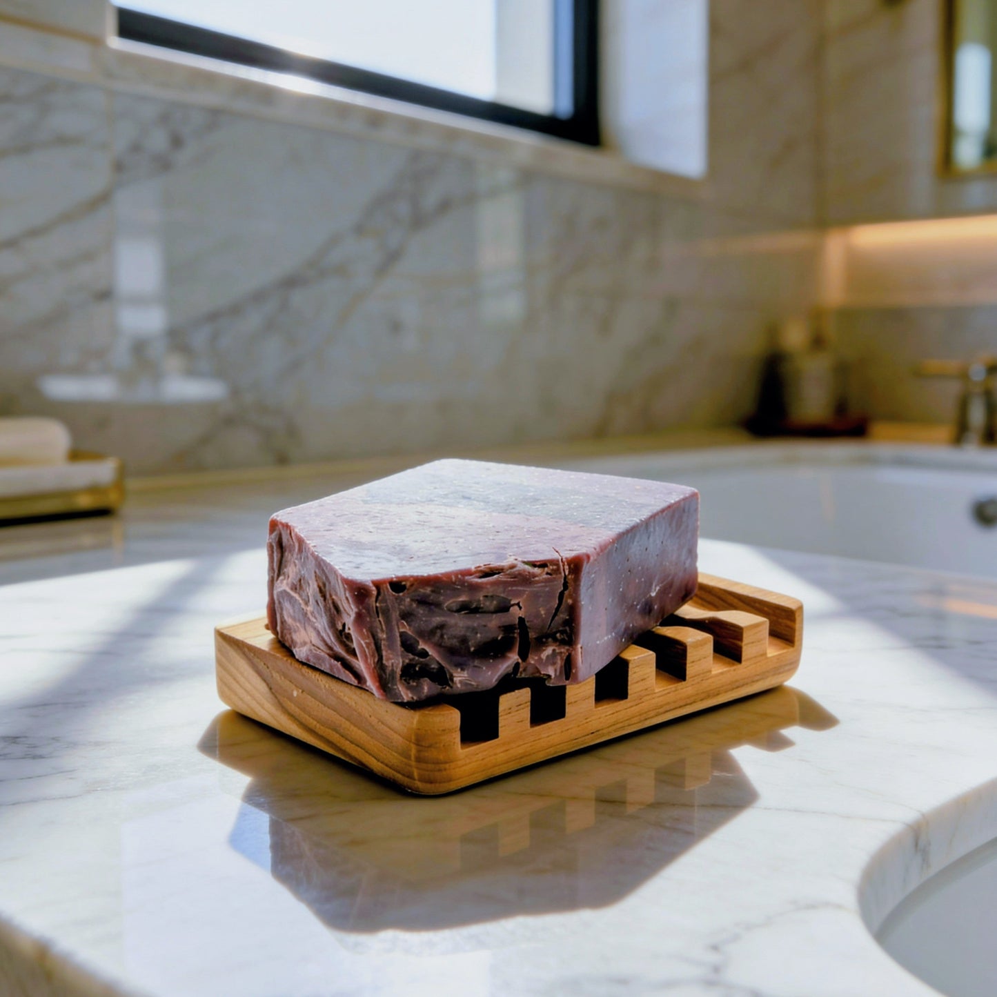 Saffron Suede - (Inspired by Iconic Baccarat Rouge 540)  Luxury Artisan Soap Bar | 5 oz