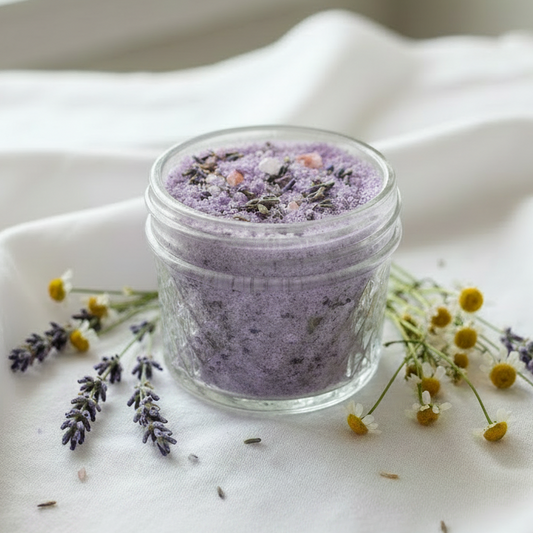 French Lavender + Chamomile - Milk and Mineral Bath Soak 4 oz