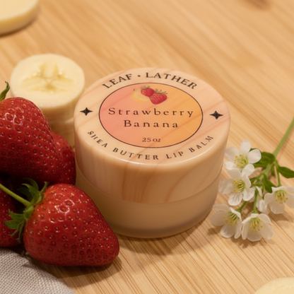 STRAWBERRY BANANA - Shea Butter Lip Balm