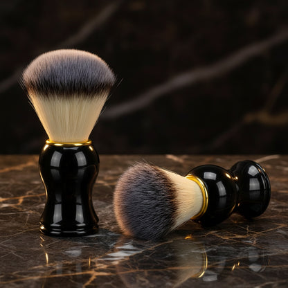 Leaf & Lather Onyx Elite Men’s Shaving Brush
