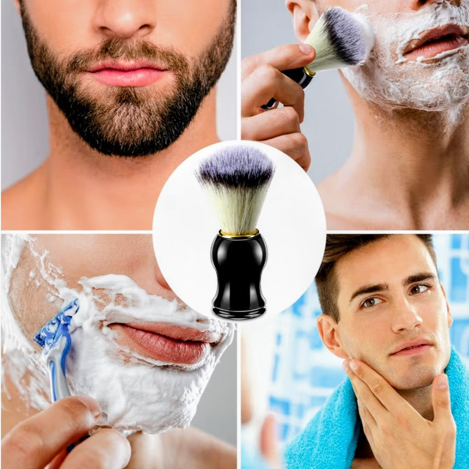 Leaf & Lather Onyx Elite Men’s Shaving Brush