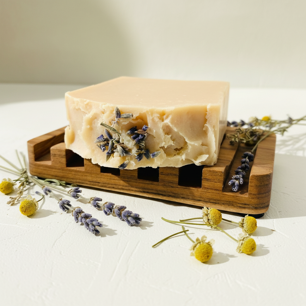 French Lavender + Chamomile Coconut Milk - Artisan Soap Bar | 5 oz