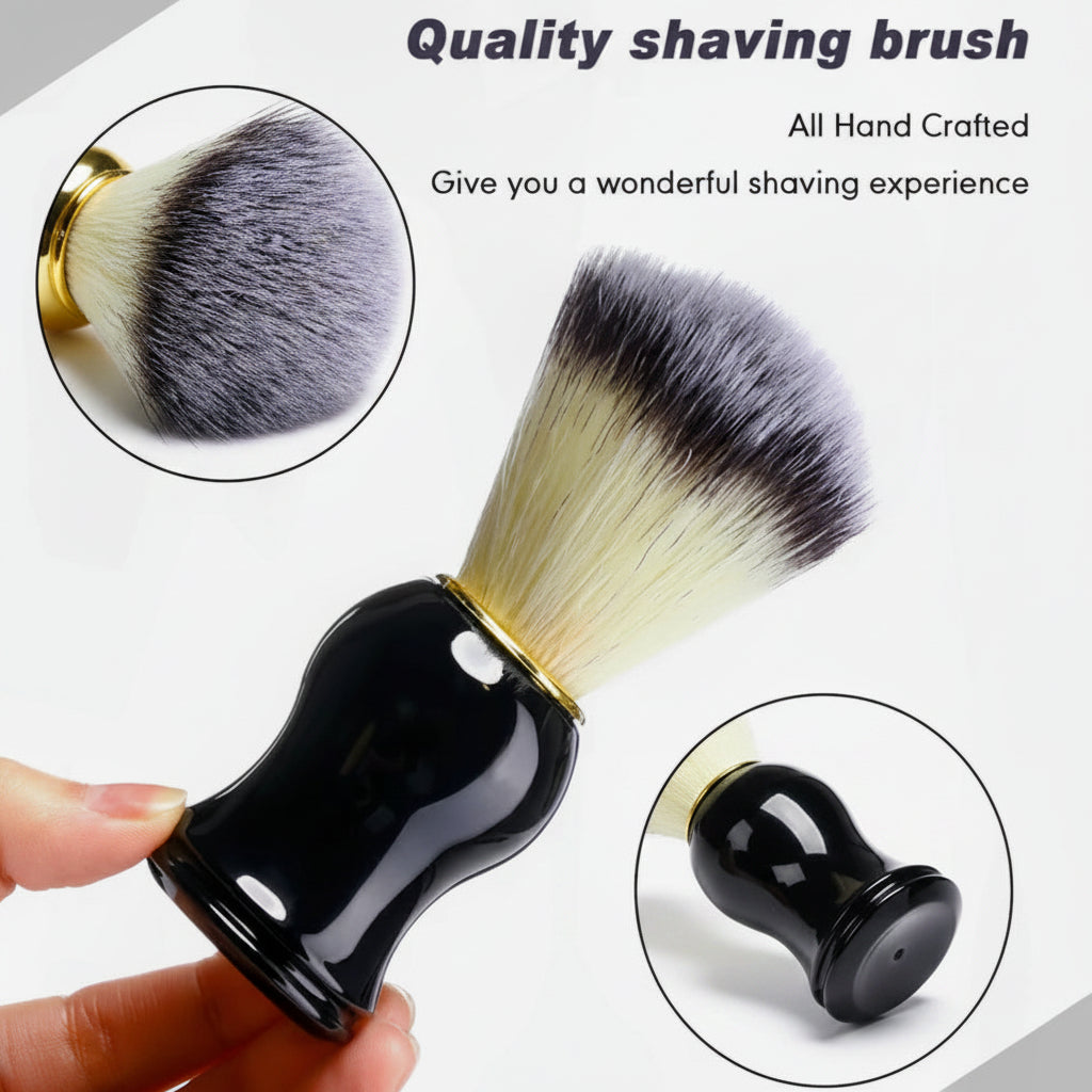 Leaf & Lather Onyx Elite Men’s Shaving Brush