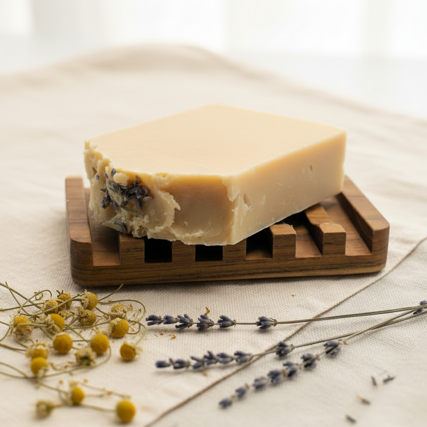French Lavender + Chamomile Coconut Milk - Artisan Soap Bar | 5 oz