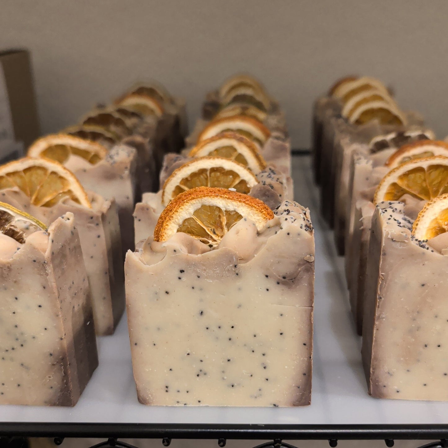 Lemon Poppyseed Cake | Exfoliating Citrus Vanilla Citrus | Artisan Soap Bar - 5 oz