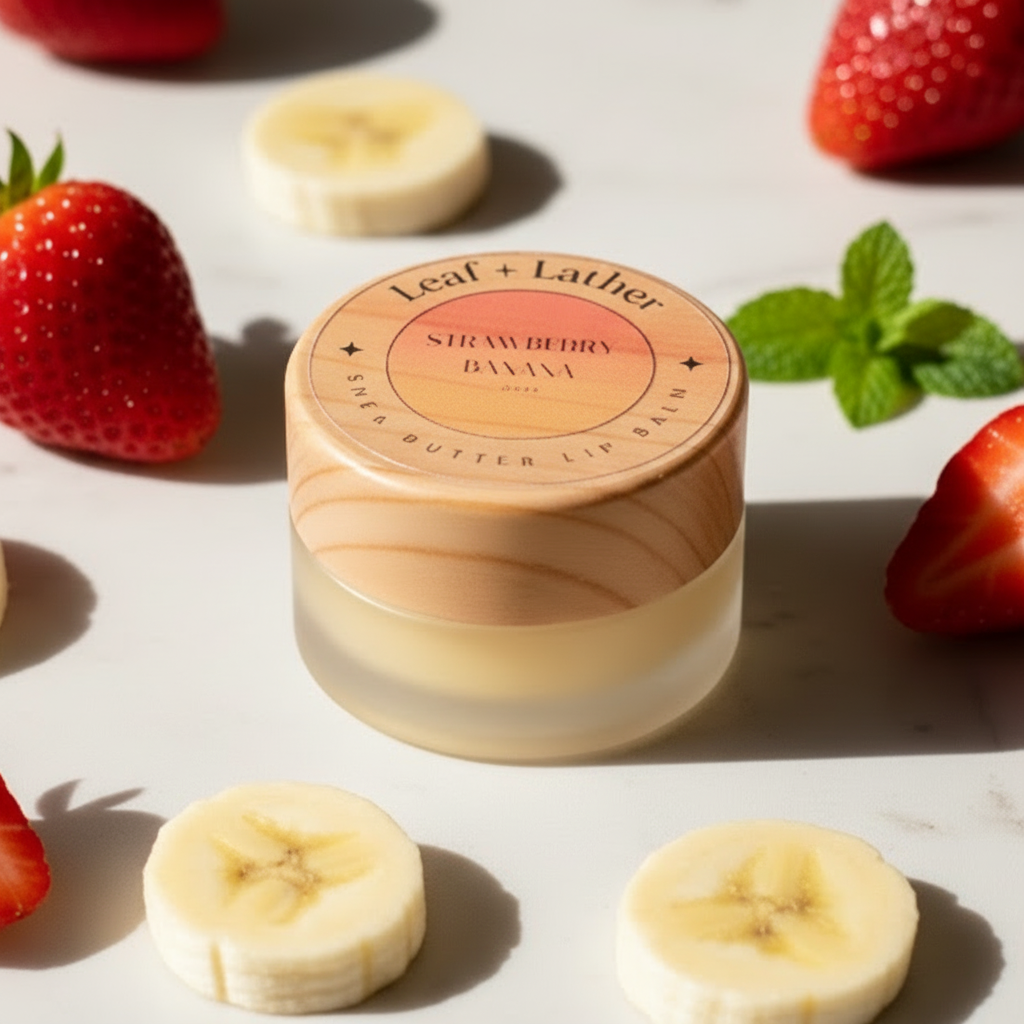 STRAWBERRY BANANA - Shea Butter Lip Balm